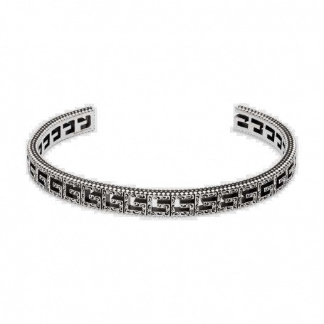 Gucci G Quadro bracelet in rigid silver - YBA576990001