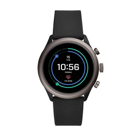 Fossil watch Smartwatch sport black silicone - FTW4019