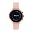 Fossil Smartwatch Sportuhr weiß und pink - FTW6022