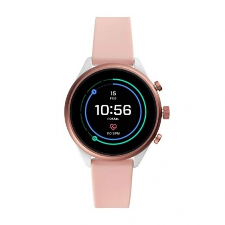 Orologio Fossil Smartwatch sport bianco e rosa - FTW6022