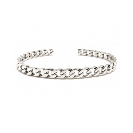 Spadarella Man bracelet bangle chain motif in silver - BR501