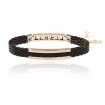 Breil men's bracelet in Snap black steel - TJ2743