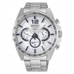 Seiko watch male chronograph silver - SSB343P1