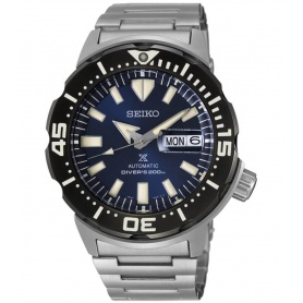 Automatic diver's watch Seiko Prospex Monster steel blue dial