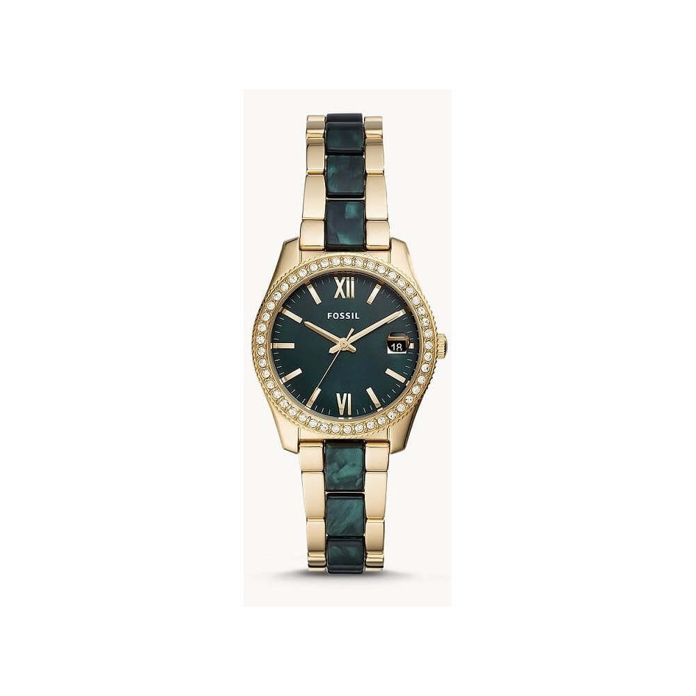 unknown Chemist payment Scarlette Mini Fossil two-tone women's watch - ES4676