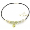 Misani Matera collection necklace with Moonstone and Lemon Quartz