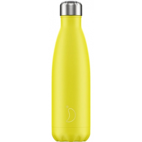 500ml Chilly's Bottle Yellow Neon - 5056243500390