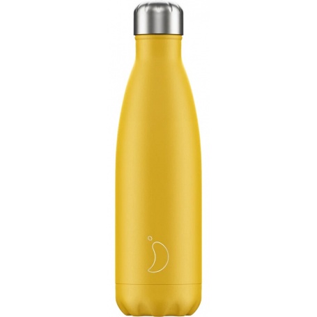 500ml Chilly's Bottle Yellow Matte - 5056243500130