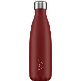 500 ml Chilly's Bottle Red Matte - 5056243500178