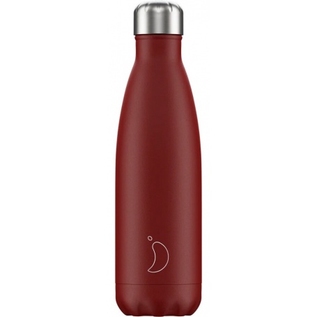 500ml Chilly's Bottle Red Matte - 5056243500178