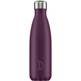 500ml Chilly's Bottle Purple Matte - 5056243500161