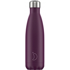500ml Chilly's Bottle Purple Matte - 5056243500161