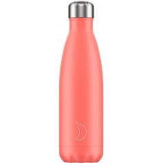 500ml Chilly's Bottle Pastel Coral - 5056243500437