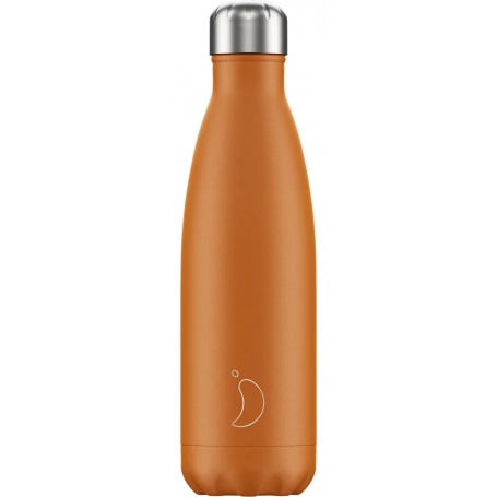 500ml Chilly's Bottle Orange Matte - 5056243500109
