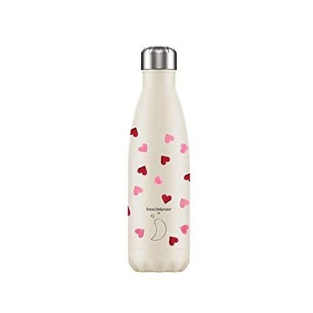 500ml Chilly's Bottle Emma Bridgewater Pink Heart - 5056243501083