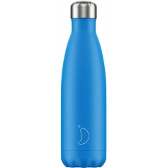 500ml Neon Blue Chilly's Bottle - 5056243500352