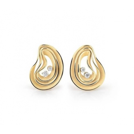 Annamaria Cammilli Dune Atolli earrings in sunrice yellow gold - GOR3085U