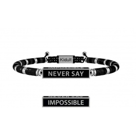 Bracciale Kidult Philosophy never say impossible 731780