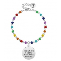 Kidult Philosophy bracelet there's always a rainbow at the end ..