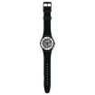 Swatch New Gent Lacquered silver glam watch SUOZ147