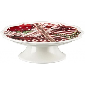 Porcelain Hutschenreuther Christmas cake stand - 08460/725650/12825