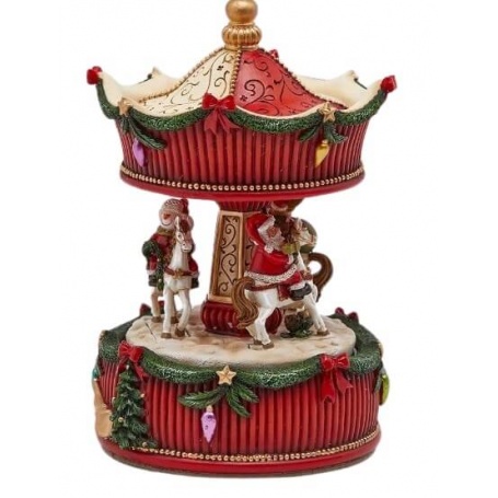 Christmas carousel music box Edg 17cm decorative object