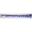 Moi Lapis bracelet with unisex intense blue glass beads