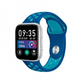 Tecnochic Smartwatch unisex Silver and light blue -TCT9904129