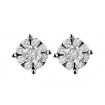 Salvini Daphne light point earrings in gold with diamonds 20041181