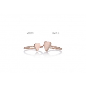 Otto Gioielli ring in rose gold with small heart - AW082