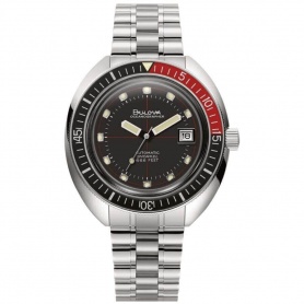 Bulova Oceanographer Devil666 black and red watch - 98B320