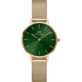 Daniel Wellington Petite Emerald 28 mm Uhr mit grünem Zifferblatt