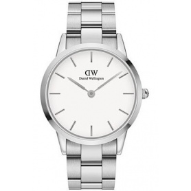 Daniel Wellington Uhren silber Iconic Link weiß - DW00100341