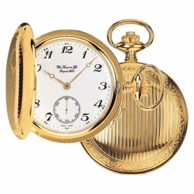 Golden Tissot Savonnette Mechanical Pocket Watch - T83440212