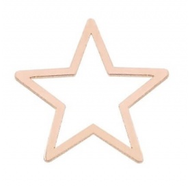 Single lobe earring Maman et Sophie pink star shape