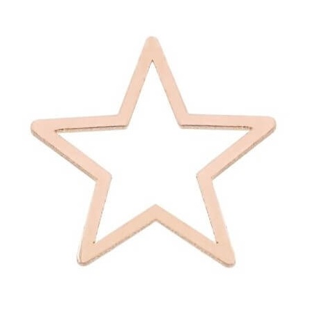 Single lobe earring Maman et Sophie pink star shape