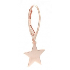Single earring Maman et Sophie small pink star