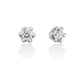 Miluna light spot earrings in gold and diamonds - ERD2540-010G7