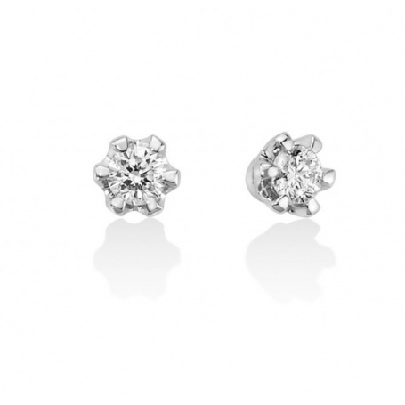 Miluna light spot earrings in gold and diamonds - ERD2540-010G7