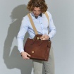 The Bridge unisex briefcase Story line leather - 06426901