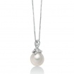 Collana Miluna con Perla e Diamanti - PCL6124