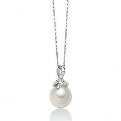 Miluna Necklace with Pearl and Diamonds - PCL6124
