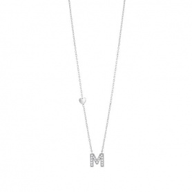 Salvini Be Happy necklace pendant with letter M - 20089242