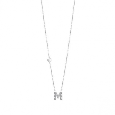 Salvini Be Happy necklace pendant with letter M - 20089242