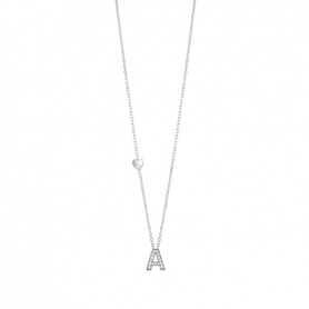 Salvini Be Happy necklace pendant with letter A - 20089230