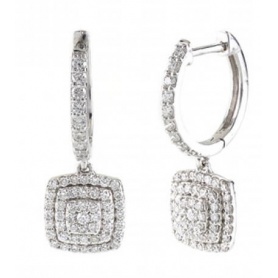 Salvini Bagliori earrings in white gold and diamonds - 20091608