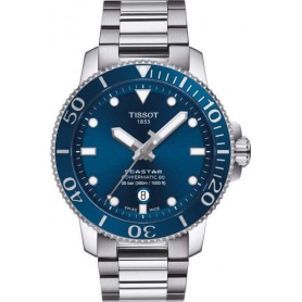 Tissot Seastar1000 Powermatic80 watch blue T1204071108101
