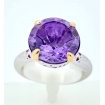 Mimi Vulcanica ring with Amethyst and purple enamel - A21VVMA35