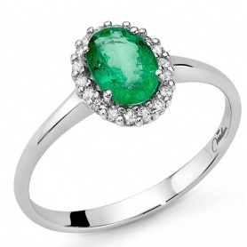 Miluna Ring in Gold mit Smaragd und Diamanten - LID3279