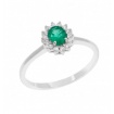 Comete Contessa Ring with Emerald and Diamonds - ANB2574